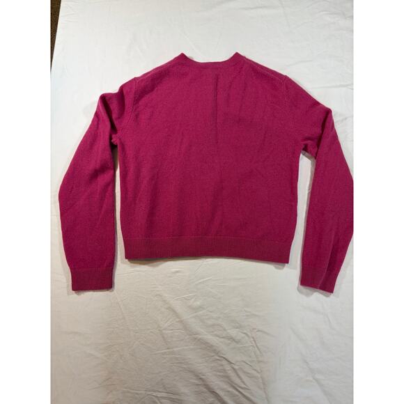 Aritzia women’s pink button cashmere blend cardigan. Size S.   Quiet luxury - Picture 5 of 6